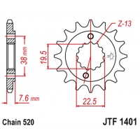 JT ZĘBATKA PRZEDNIA 2116 16 SUZUKI LTR 450 '06-'12, LTZ 400 '03-'13, RMX 450 '10-'13, KAWASAKI KFX 400, HYOSUNG TE 450 (211616JT