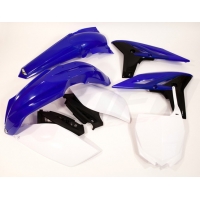 UFO KOMPLET PLASTIKÓW YAMAHA YZF 250 '10 KOLOR OEM (BIAŁY/NIEBIESKI) (YA308E999)