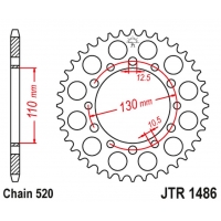 JT ZĘBATKA TYLNA 504 44 HONDA TRX 200 '90-97', KAWASAKI EL 250 '88-03' (50444JT) (ŁAŃC.520)