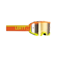 LEATT GOGLE VELOCITY 4.5 IRIZ GOGGLE CITRUS BRONZ UC 68% - KOLOR POMARAŃCZOWY/ŻÓŁTY FLUO SZYBKA LUSTRZANA BRĄZOWA