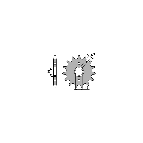 PBR ZĘBATKA PRZEDNIA 563 11 18NC SUZUKI LT 50 (84-05) (ŁAŃC. 420)