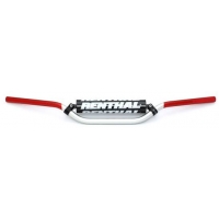 RENTHAL KIEROWNICA 7/8 CALA (22MM) MX HANDLEBAR SILVER/RED RC HIGH PADDED PADDED KOLOR SREBRNY/CZERWONY Z GĄBKĄ