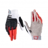 LEATT RĘKAWICE ROWEROWE MTB 4.0 LITE GLOVE FIRE KOLOR CZARNY/CZERWONY/BIAŁY ROZMIAR S