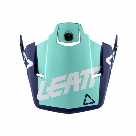 LEATT DASZEK/VISOR DO KASKU GPX 3.5 V20.2 AQUA KOLOR MIĘTOWY/GRANATOWY ROZMIAR M-XXL (CZĘŚCI ZAMIENNE)