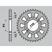 JR ZĘBATKA TYLNA 334 41 HONDA CBR 1000F '96-'00 (SC24), VF 500F '85-'88 (JTR1334.41) (ŁAŃC. 530) (33441JT)