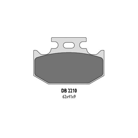 DELTA BRAKING KLOCKI HAMULCOWE KH152, KH152/2 - ZASTĘPUJĄ DB2210MX-D ORAZ DB2210QD-D