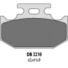 DELTA BRAKING KLOCKI HAMULCOWE KH152, KH152/2 - ZASTĘPUJĄ DB2210MX-D ORAZ DB2210QD-D