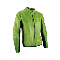 LEATT KURTKA PRZECIWDESZCZOWA MTB ROWEROWA (PÓŁPRZEŹROCZYSTA) JACKET RACECOVER LIME KOLOR ŻÓŁTY ROZMIAR XL