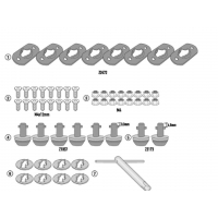 KAPPA ZESTAW DO ZMIANY STELAŻY KUFRÓW BOCZNYCH KLO5137N, KLO5137MK, KLO5137CAM, KLX5137, KLO3117N, KLO3117MK, KLO3117CAM, KLX311