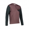 LEATT KOSZULKA ROWEROWA MTB TRAIL 4.0 JERSEY MALBEC KOLOR FIOLETOWY/CZARNY ROZMIAR XS