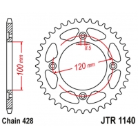 JT ZĘBATKA TYLNA 4478 50 BETA 125 RR/RE '08-20' (447850JT) (ŁAŃC. 428)