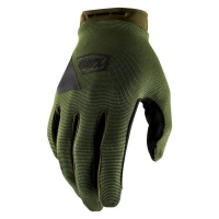 100 PROCENT RĘKAWICE CROSS/ENDURO MODEL RIDECAMP GLOVES FATIGUE KOLOR ZIELONY (MILITARNY) ROZMIAR M STARY KOD: 10018-190-11