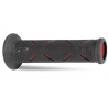 PROGRIP MANETKI PG717 ROAD (22+25MM, DŁ.122MM) KOLOR CZARNY/CZERWONY (DWUSKŁADNIKOWE) (717-149) (PG717/6)