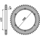 PBR ZĘBATKA TYLNA 223 51 C45 HUSQVARNA WR 250 '83-'84, WR/CR 250 '80, WR 350 '81-'88, WR/CR 400 '81-'89, CR 400/430 '81-'83 (JTR