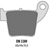 DELTA BRAKING KLOCKI HAMULCOWE KH346 HONDA CR/CRF 02-16 TYŁ - ZASTĘPUJĄ DB2280MX-D ORAZ DB2280QD-D