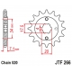 JT ZĘBATKA PRZEDNIA 266 14 HONDA CR 125 '79-'85 (26614JT) (ŁAŃC. 520)