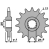 PBR ZĘBATKA PRZEDNIA 585 16 18NC XTZ 750 (89-97), ZX 6R (07-08) (ŁAŃC. 520)