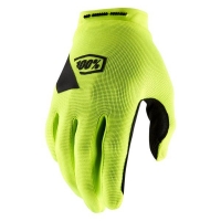 100 PROCENT RĘKAWICE CROSS/ENDURO MODEL RIDECAMP GLOVES FLUO YELLOW KOLOR ŻÓŁTY FLUO/CZARNY ROZMIAR M STARY KOD: 10018-004-11