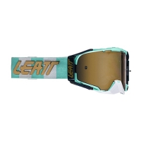 LEATT GOGLE VELOCITY 6.5 IRIZ GOGGLE ICE LENS BRONZE UC 68% - KOLOR TURKUSOWY/BIAŁY SZYBKA LUSTRZANA BRĄZOWA