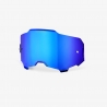 100 PROCENT SZYBA/SZYBKA POJEDYNCZA DO GOGLI ARMEGA LENS HIPER BLUE MIRROR KOLOR NIEBIESKIE LUSTRO STARY KOD 51041-032-02