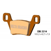 DELTA BRAKING KLOCKI HAMULCOWE KH600 PRZÓD KYMCO MXU 500 '09-'14, MXU 550 '10-'21, MXU/UXV 700 '13-'21,