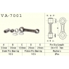 VESRAH KORBOWÓD SUZUKI RM 250 (RM250) '89-'98 (VA7001) (MADE IN JAPAN)