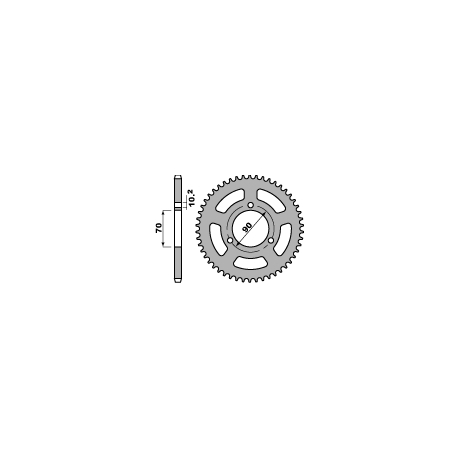 PBR ZĘBATKA TYLNA 239 36 F HONDA MBX 80F 83-87 (ŁAŃC. 420) (JTR239.36)