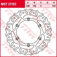 TRW LUCAS TARCZA HAMULCOWA TYŁ SUZUKI RM 125/250 '99-'10 , DRZ 400 SM 05-08, (240X118X4MM) PROMOCJA