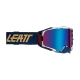 LEATT GOGLE VELOCITY 6.5 IRIZ GOGGLE ROYAL LENS BLUE UC 26% - KOLOR GRANATOWY/BIAŁY SZYBKA LUSTRZANA NIEBIESKA/RÓŻOWA