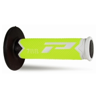 PROGRIP MANETKI PG788 OFF ROAD (22+25MM, DŁ.115MM) KOLOR BIAŁY/ŻÓŁTY FLUO/CZARNY (TRÓJSKŁADNIKOWE) (788-303) - PROMOCJA - STD CE