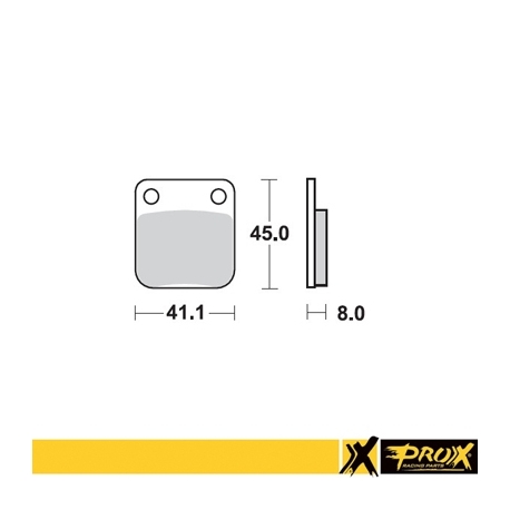 PROX KLOCKI HAMULCOWE KH54 KAWASAKI KX 65 '00-20, SUZUKI RM 65 '03-05 TYŁ