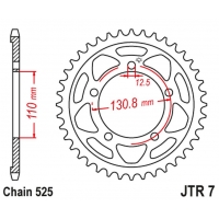 JT ZĘBATKA TYLNA 4585 44 BMW S 1000 RR '09-'11 (JTR7.44)* (ŁAŃC. 525) CZARNA