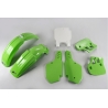 UFO KOMPLET PLASTIKÓW KAWASAKI KX 250 '89, KX 500 '89-'92 KOLOR OEM (ZIELONY/BIAŁY) (KA189E999)
