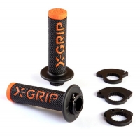 X-GRIP MANETKI (GRIPY) BRAAAAP GRIPS LOCK-ON-GRIP (Z ADAPTERAMI ROLGAZU) ORANGE KOLOR POMARAŃCZOWY