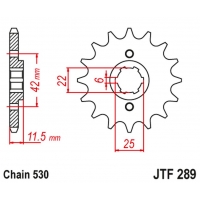 JT ZĘBATKA PRZEDNIA 277 16 HONDA FT 500 '82-'84 (27716JT) (ŁAŃC. 530) (PC07)