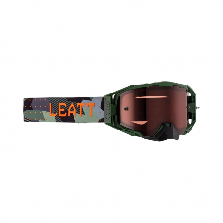 LEATT GOGLE VELOCITY 6.5 GOGGLE CACTUS ROSE UC 32% - KOLOR ZIELONY SZYBKA RÓŻOWE ZŁOTO