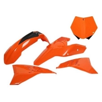 UFO KOMPLET PLASTIKÓW KTM SX '11 KOLOR OEM (POMARAŃCZOWY) (KT509E999)