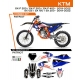 UFO KOMPLET NAKLEJEK (OKLEIN) KTM SX/SXF 125/150/250/350/450 '19-'22 PATRIOT KOLOR CZARNY - WYPRZEDAŻ