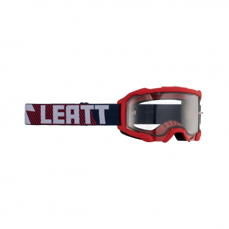 LEATT GOGLE VELOCITY 4.5 GOGGLE ROYAL CLEAR 83% - KOLOR CZARNY/CZERWONY SZYBKA PRZEŹROCZYSTA