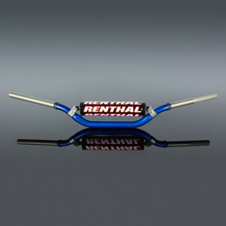 RENTHAL KIEROWNICA 1,1/8 CALA (28,6MM) MX TWINWALL 994 HANDLEBAR BLUE KTM HIGH PADDED KOLOR NIEBIESKI Z GĄBKĄ