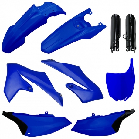 POLISPORT KOMPLET PLASTIKÓW (FULL KIT) YAMAHA YZ 65 '19-'24 W ZESTAWIE TABLICA PRZEDNIA (8665500002) I OSŁONY AMORTYZARORÓW (839