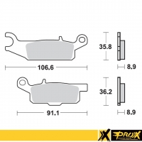 PROX KLOCKI HAMULCOWE KH446 YAMAHA YFM 550 GRIZZLY '11-14, YFM 700 GRIZZLY '07-18 TYŁ PRAWY