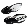 UFO OSŁONY RĄK (HANDBARY) FLAME YAMAHA YZ 125/250 '14-'17 KOLOR CZARNY/BIAŁY (Z MOCOWANIAMI) - PROMOCJA - WYPRZEDAŻ
