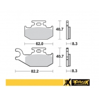 PROX KLOCKI HAMULCOWE SUZUKI LT-A/F 400F '08-'15, LT-A 450X '07-'10, LT-A 700X '05-'07, LT-A 750X '08-'15 PRAWY PRZÓD