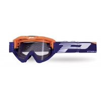 PROGRIP GOGLE PG3450-275 LS RIOT KOLOR POMARAŃCZOWY FLUO NIEBIESKI (SZYBA PG3210, NO FOG, NO SCRACHT) (3450-275 TR) - PROMOCJA -