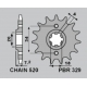 PBR ZĘBATKA PRZEDNIA 329 14 18NC AJP PR3 200 ENDURO '09-'15, HONDA CA 125 REBEL '95-'01, MBX 125F '84-'85, MTX 125R '83-'94, NS 