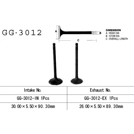 VESRAH ZAWÓR SSĄCY SUZUKI GN 125 82-, DR 125 82-85, FL 125 '07-17' (30,00X5,5X90,30MM) (OEM: 12911-05211) (1SZT.) (MADE IN JAPAN