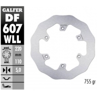 GALFER TARCZA HAMULCOWA TYŁ BETA RR 250/300/350 '12-, RR 390/400/430/450/450/498 '14-, XTRAINER 250/300 '15- WAVE (240X109X5MM)