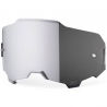 100 PROCENT ARMEGA / ARMATIC REPLACEMENT MIRROR SILVER LENS - SZYBA/SZYBKA/SZYBKA DO GOGLI ARMEGA / ARMATIC KOLOR SREBRNE LUSTRO