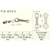 VESRAH KORBOWÓD KAWASAKI KX 125 (KX125) '94-'97 (VA8003) (MADE IN JAPAN)